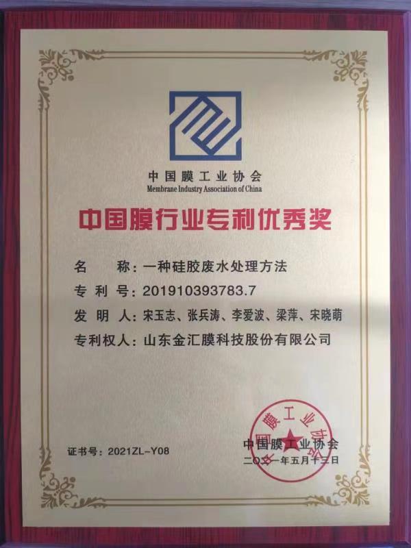 中国膜行业专利优秀奖